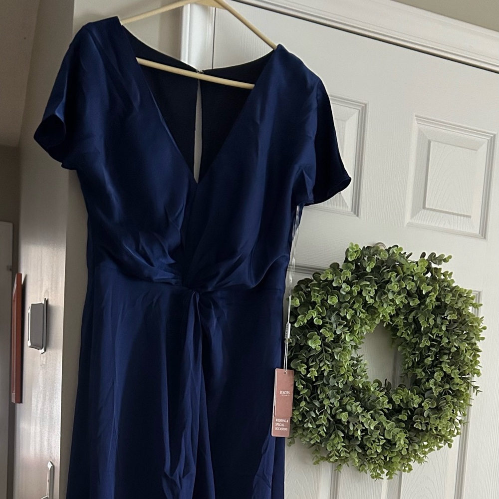 Navy gown Size12 ~ NWT from Stacees
